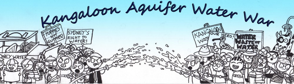Kangaloon Aquifer Water War